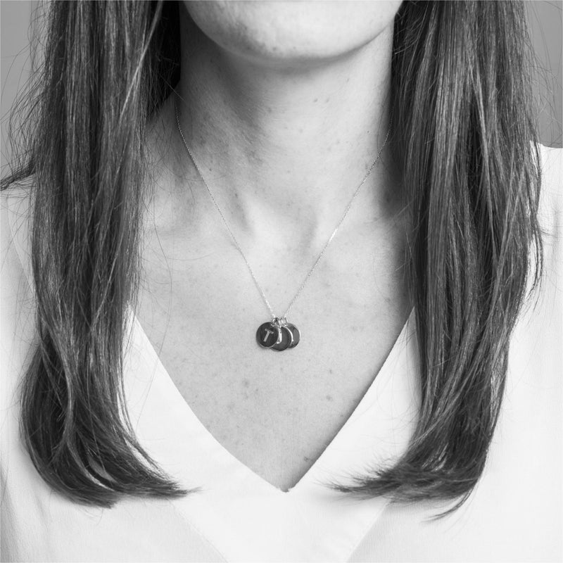 Necklaces & Pendants - Pembroke Sterling Silver Disc Trio Necklace