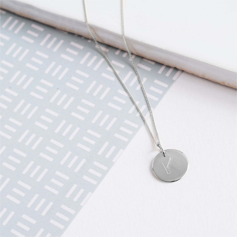 Pembroke Sterling Silver Extra Small 10mm Disc Pendant