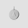 Pre-Engraved Silver Disc Pendants (no chain)-Auree Jewellery