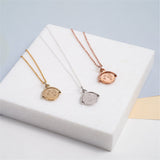 Necklaces & Pendants - Seychelles Rose Gold Spinning Love, Laugh, Travel Pendant