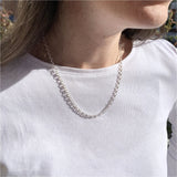 Necklaces & Pendants - Shalcomb Sterling Silver Belcher Link Necklace