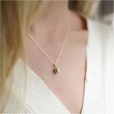 Sherwood Silver & Gold Acorn Necklace-Auree Jewellery