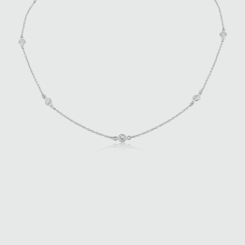 Sterling silver hotsell cz necklaces