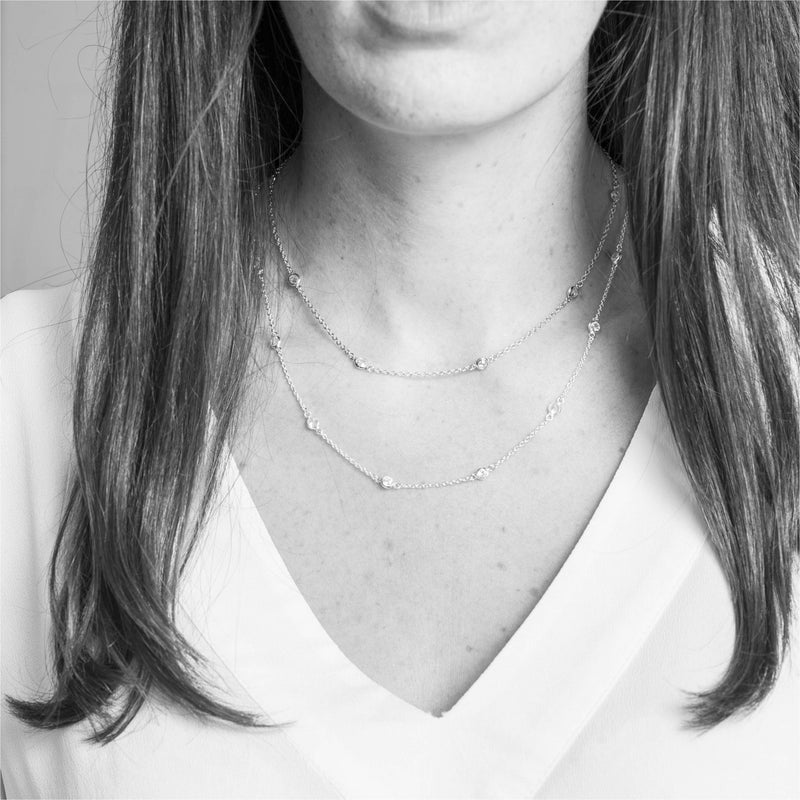 Necklaces & Pendants - Sofia 15" Yellow Gold Vermeil & Cubic Zirconia Short Necklace
