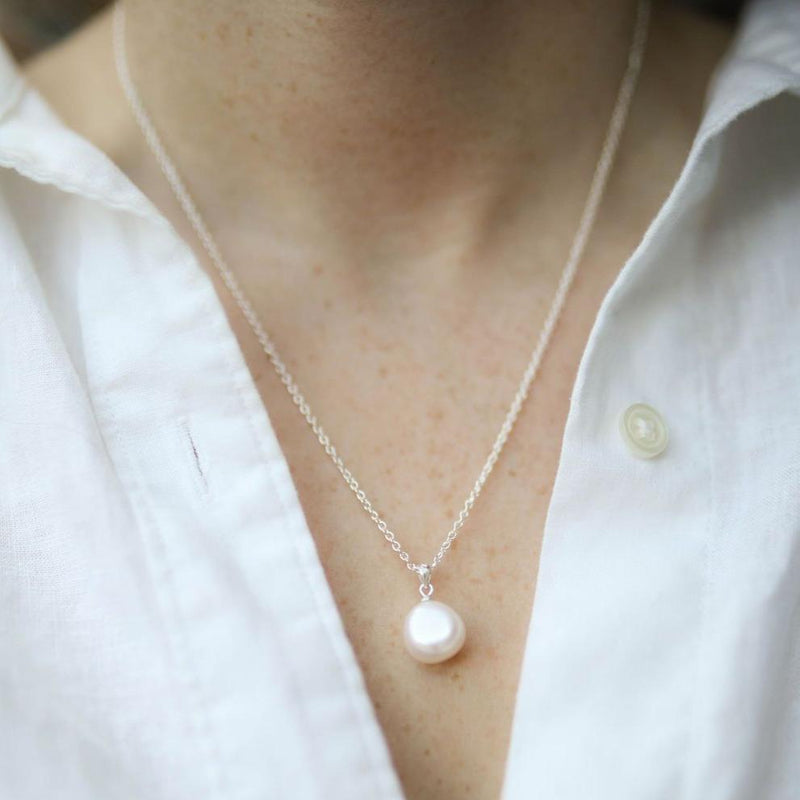 Necklaces & Pendants - Triora Baroque Pearl & Sterling Silver Pendant