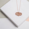 Westbourne 9ct Rose Gold Disc Trio Necklace-Auree Jewellery