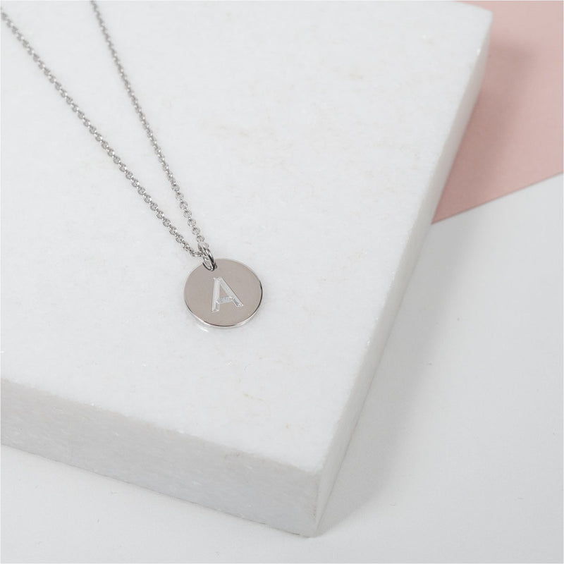 Westwick Sterling Silver Disc Pendant-Auree Jewellery