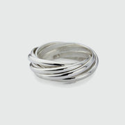 Rings - Clarendon Sterling Silver Seven Strand Ring