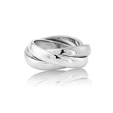 Walton Platinum Russian Wedding Ring 3mm-Auree Jewellery