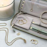 Santorini Green Jewellery Case-Auree Jewellery