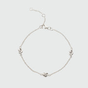 St Ives Silver Knot Bracelet-Auree Jewellery