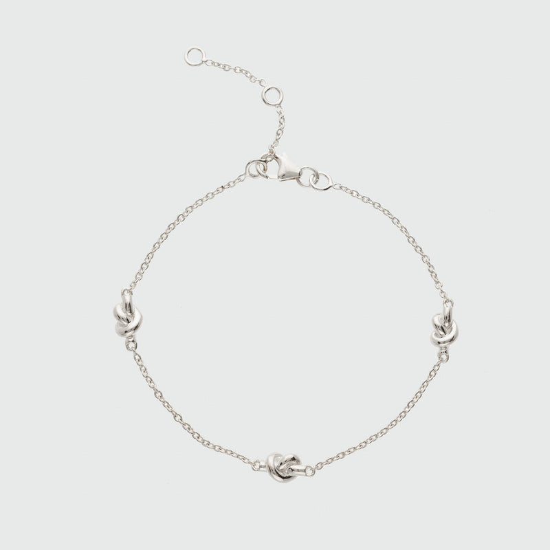 St Ives Silver Knot Bracelet