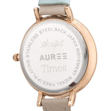 Watches - Montmartre Rose Gold Watch With Chestnut Brown & Orange Leather Strap